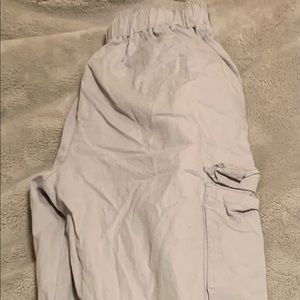 Light grey cargo pants